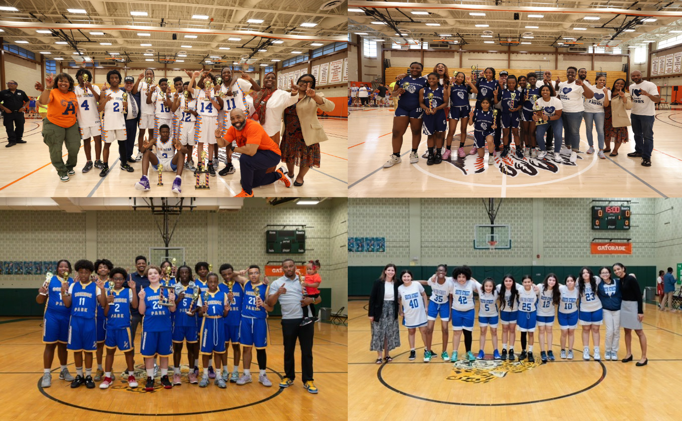 06-Athletics Avon Avenue Boys Basketball Team; Mount Vernon Girls Basketball Team; Science Park MS Boys Basketball Team; South Street Elementary Girls Basketball Team